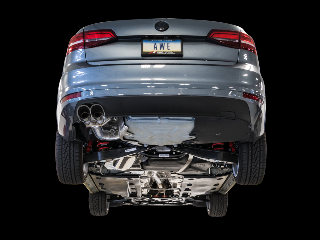 AWE Track Edition Catback Exhaust for MK6 Jetta 1.4T