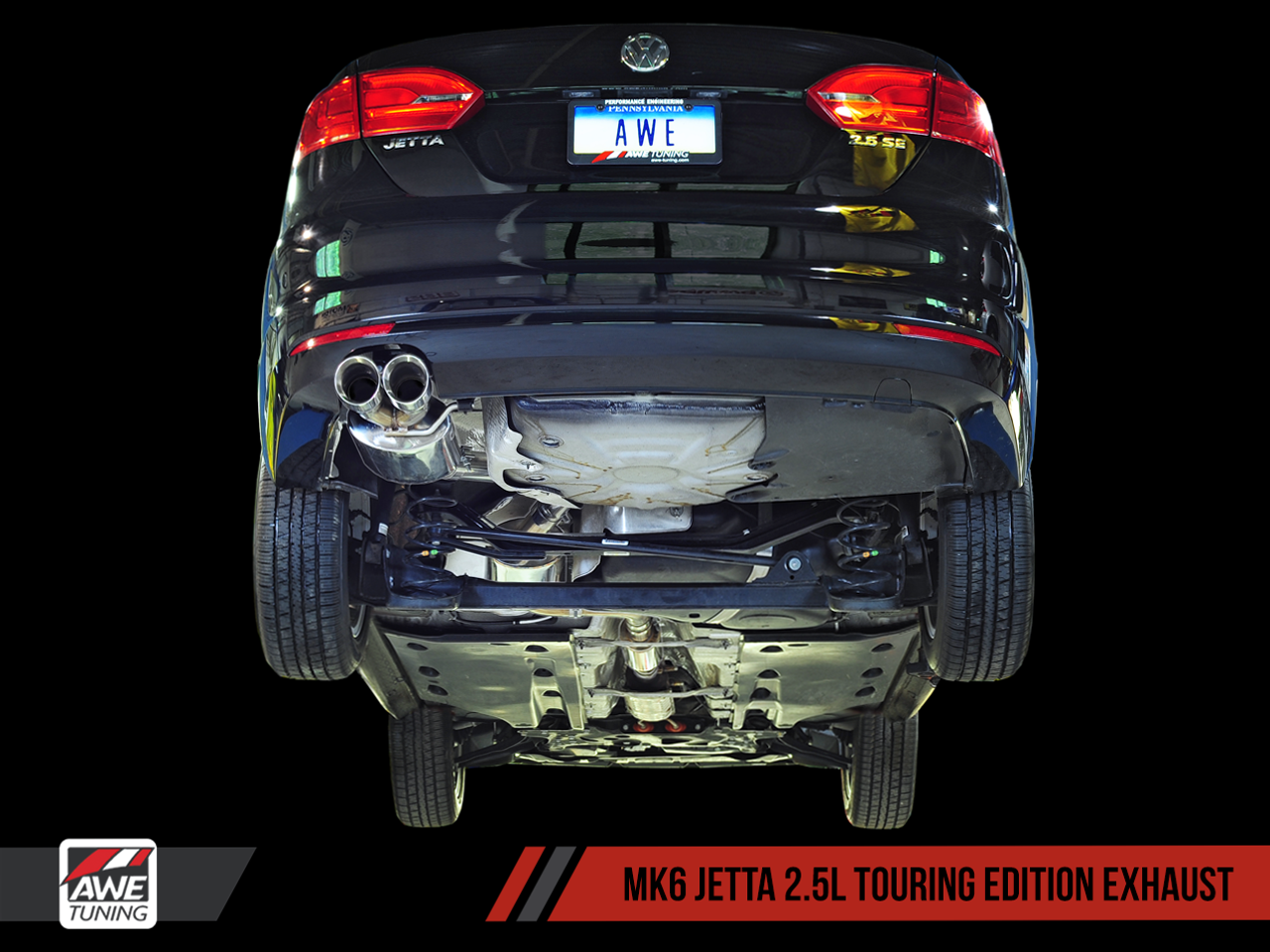 AWE Touring Edition Catback Exhaust for MK6 Jetta 2.5