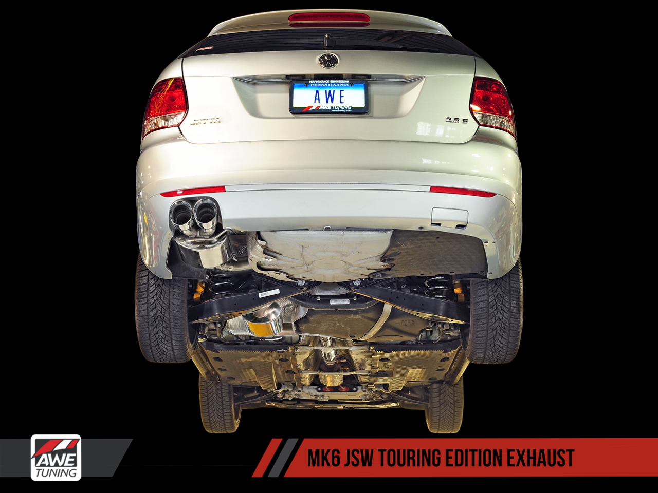 AWE Touring Edition Catback Exhaust for MK5 Jetta 2.5 & Jetta Sportwagen 2.5