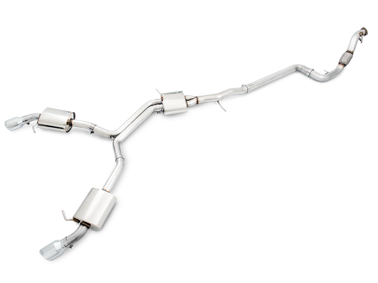 AWE Touring Edition Catback Exhaust for B9 A5 Coupe & Cabrio (Includes Downpipe)