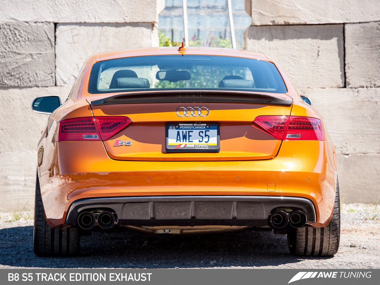 AWE Track Edition Catback Exhaust for B8.5 S5 3.0T