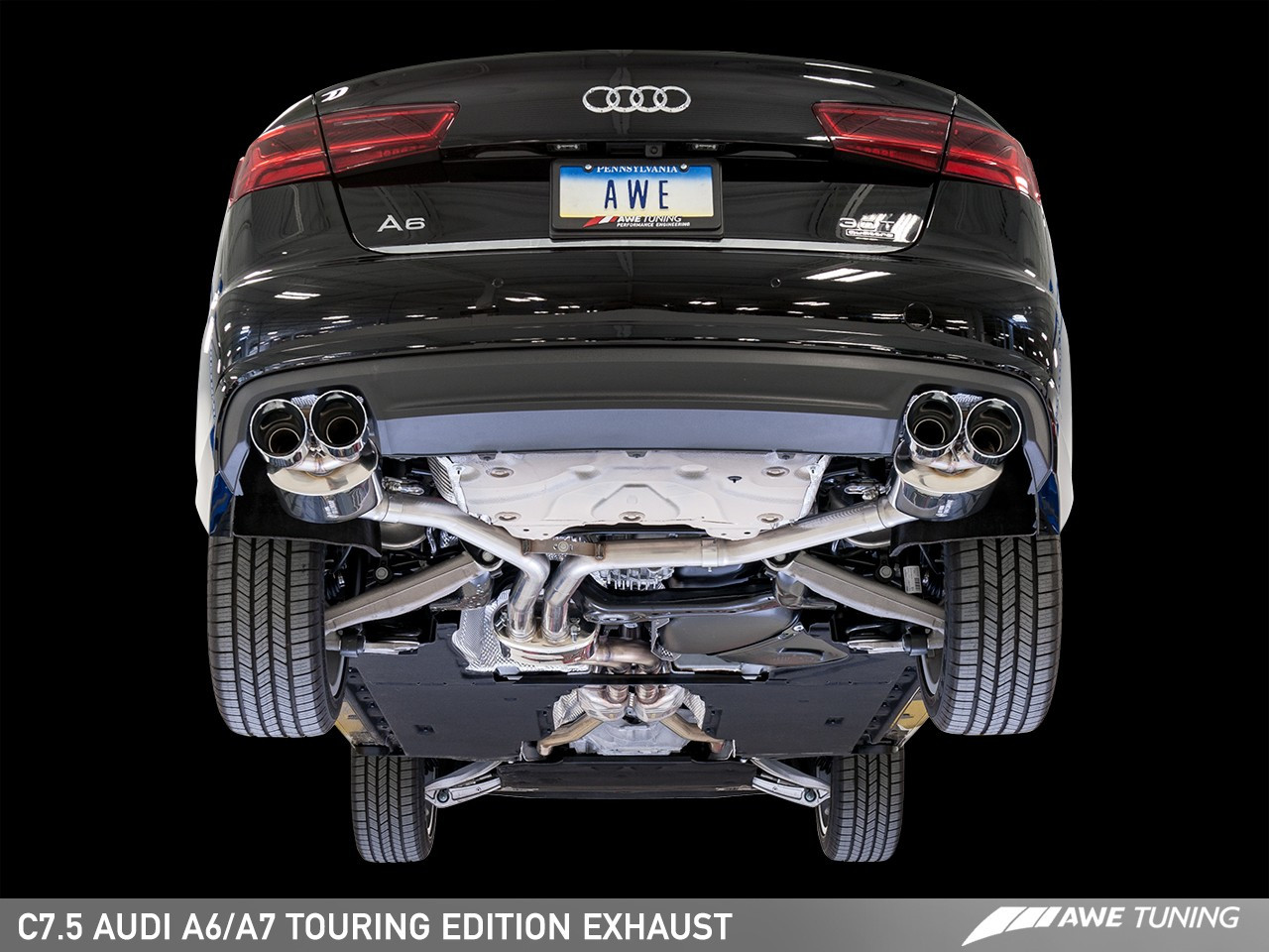 AWE Touring Edition Catback Exhaust for C7.5 A7 3.0T
