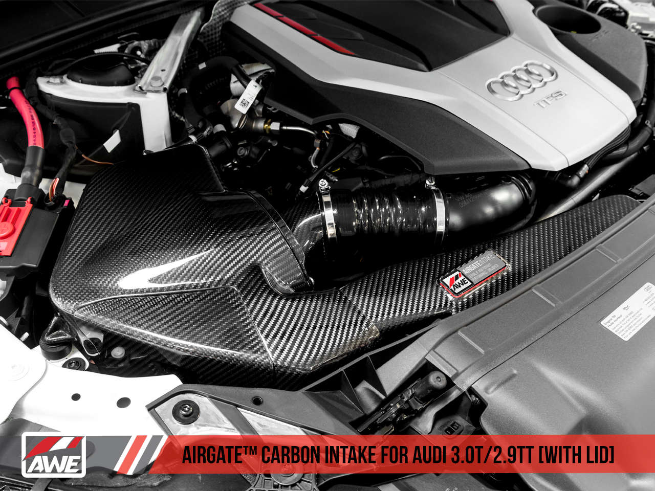 AWE AirGate Carbon Intake for B9 S4, S5 & RS5 (With Lid)