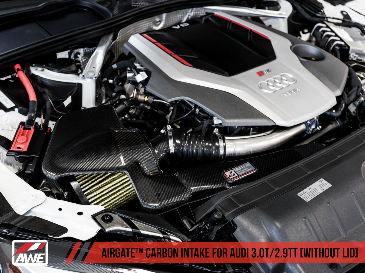 AWE AirGate Carbon Intake for B9 S4, S5 & RS5 (With Lid)