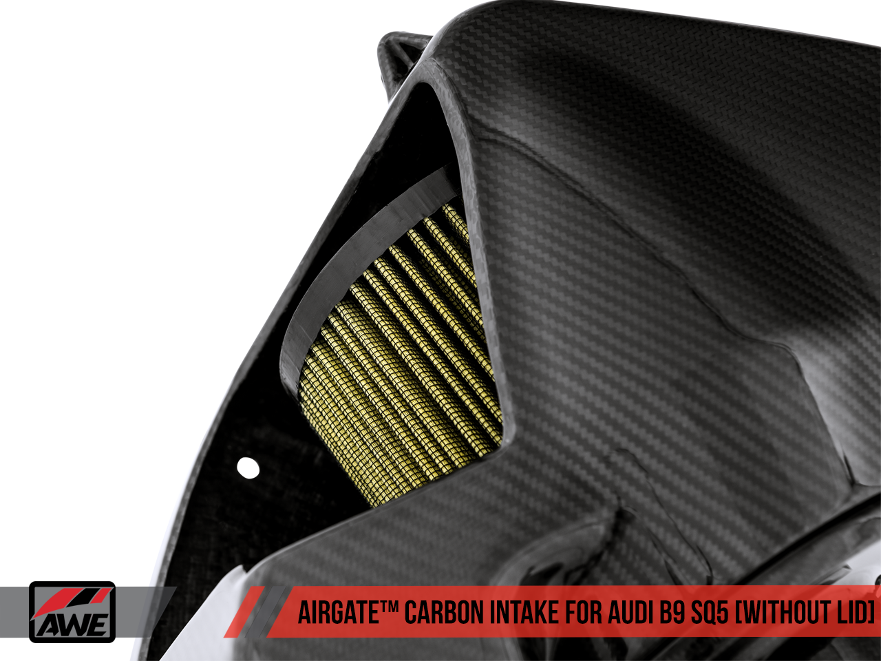 AWE AirGate Carbon Intake for B9 SQ5 (With Lid)