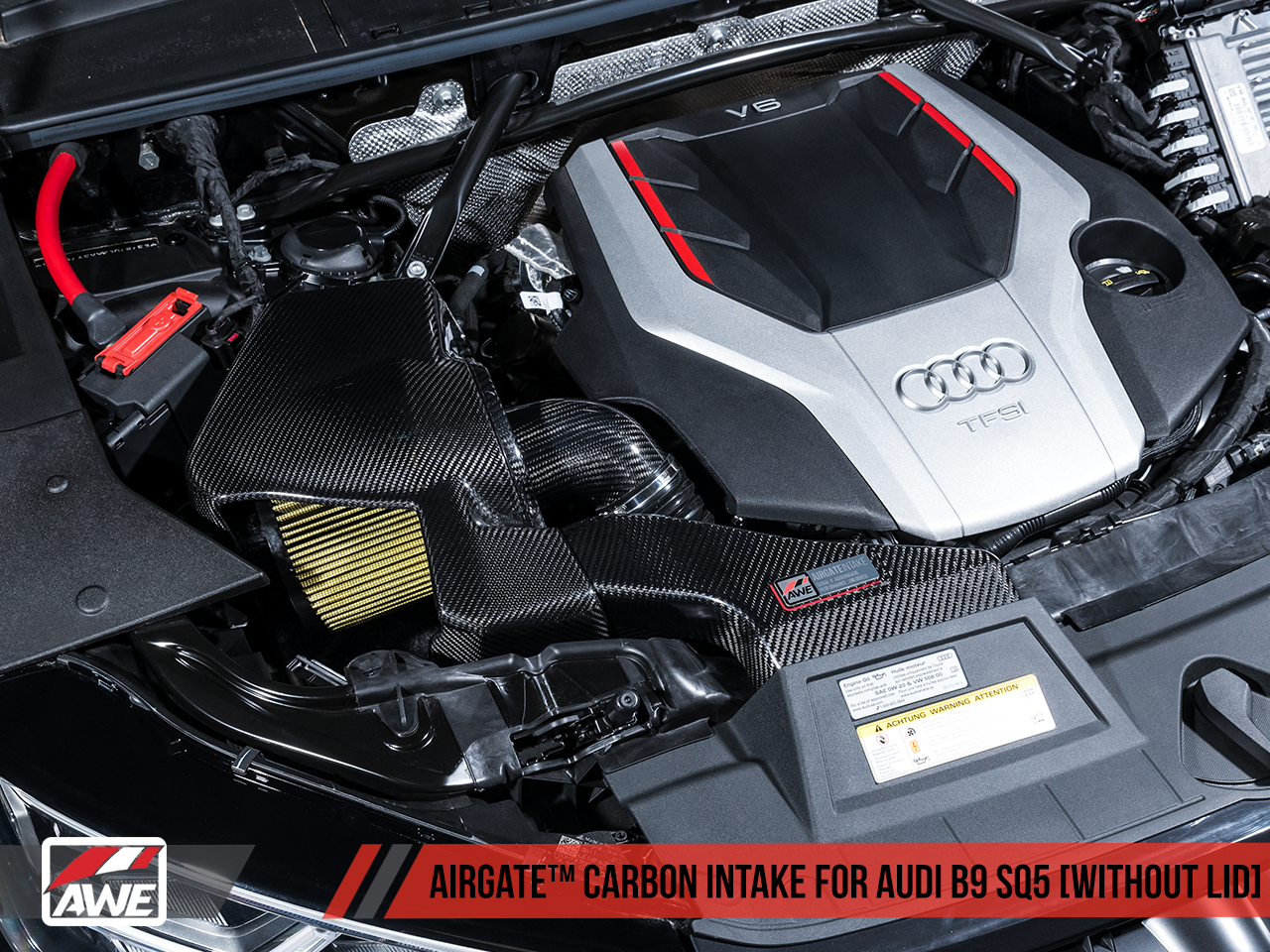 AWE AirGate Carbon Intake for B9 SQ5 (With Lid)