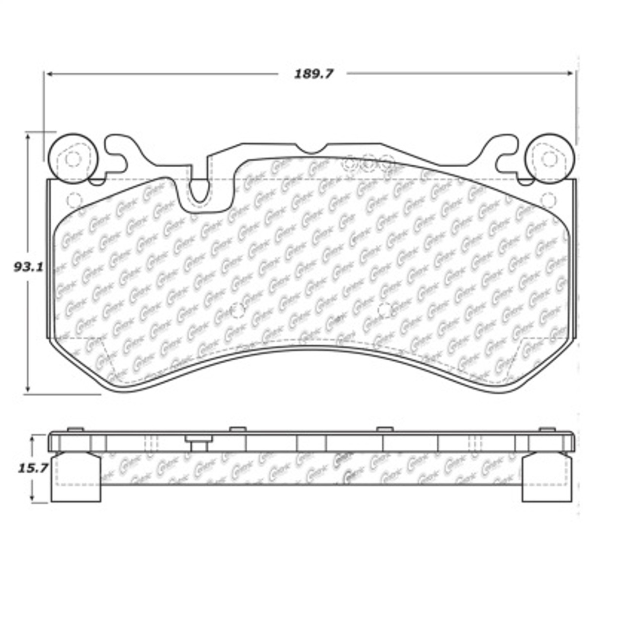 StopTech Street Front Brake Pads for C7 RS7