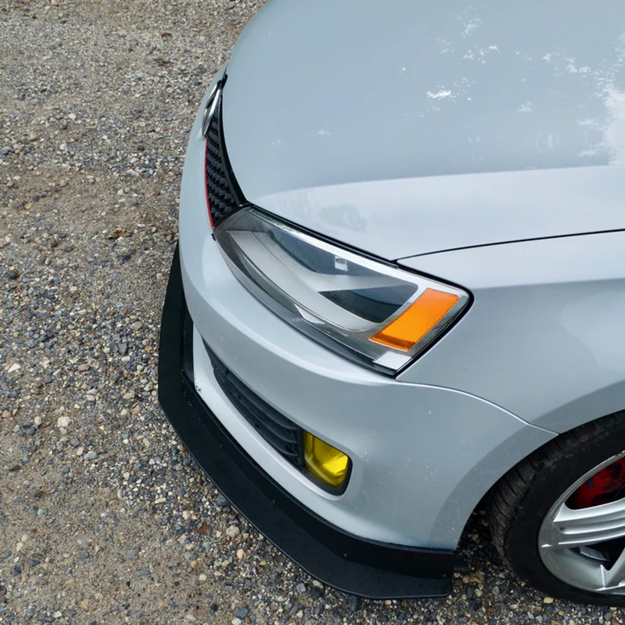 CJM Industries V2 Chassis Mounted Front Splitter w/ Air Dam for 2012-2014 MK6 GLI (60mm Lip)