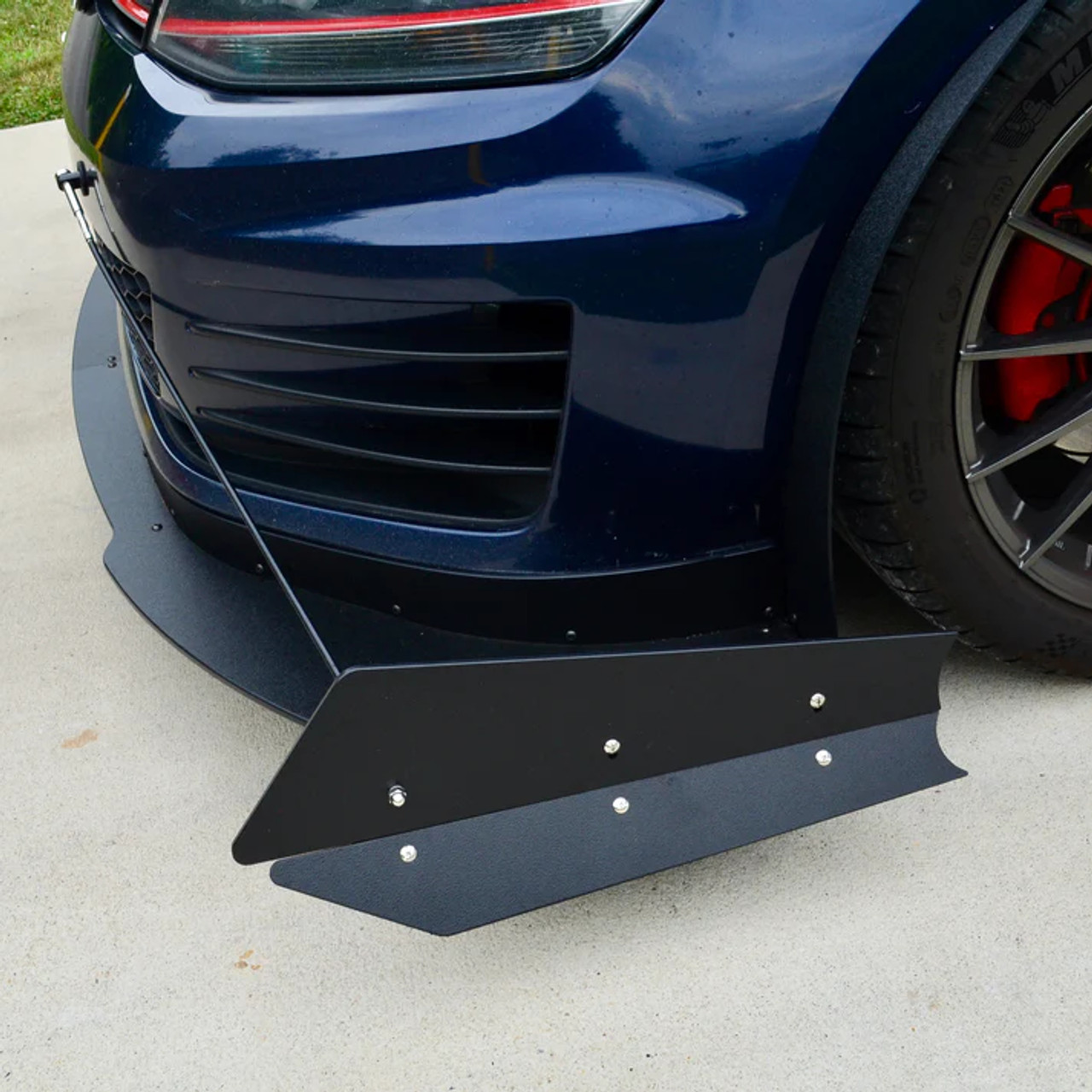 CJM Industries V3 CFD Tested Chassis Mounted Front Splitter for MK7 GTI