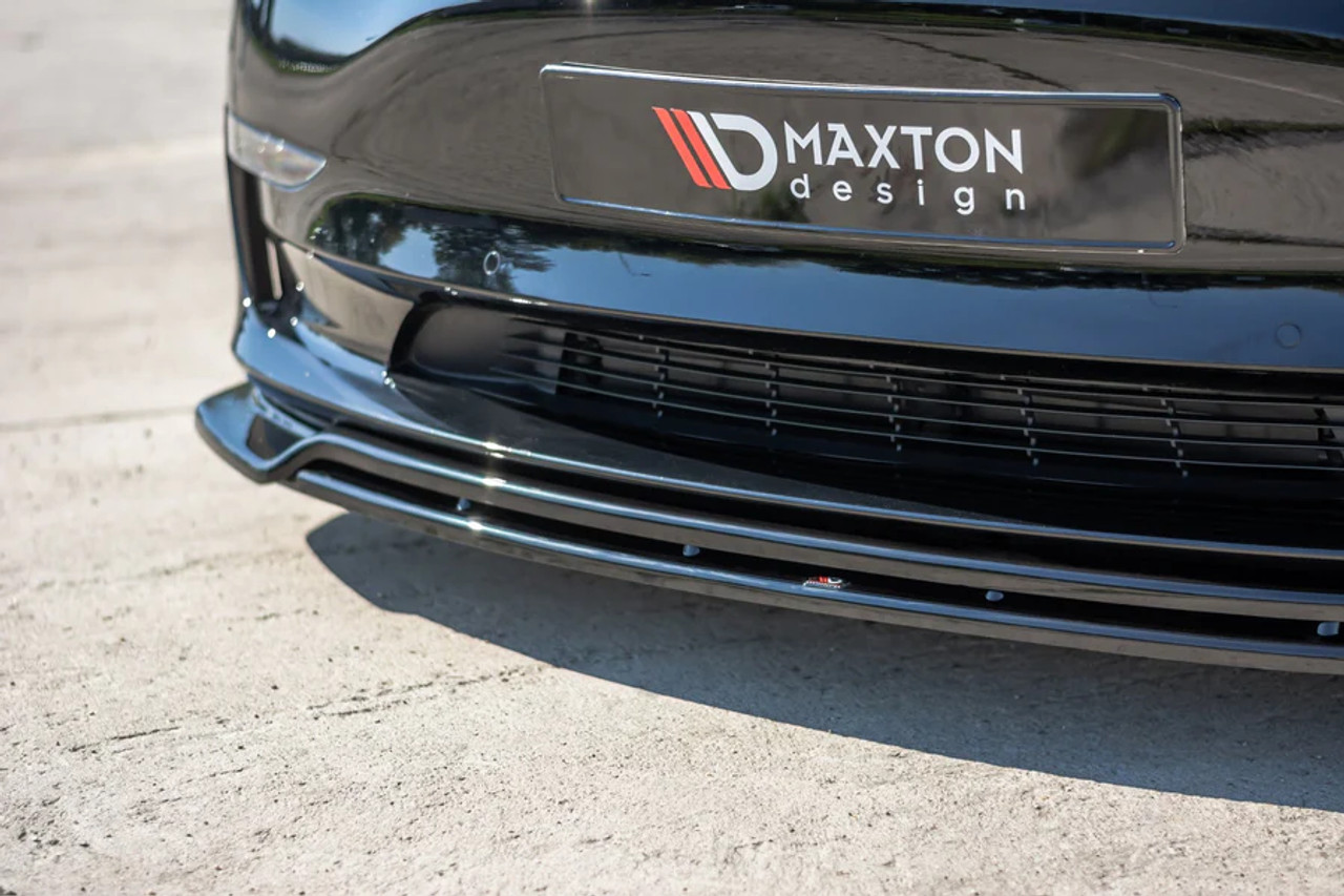 Maxton Design Front Splitter V.2 for Tesla Model 3