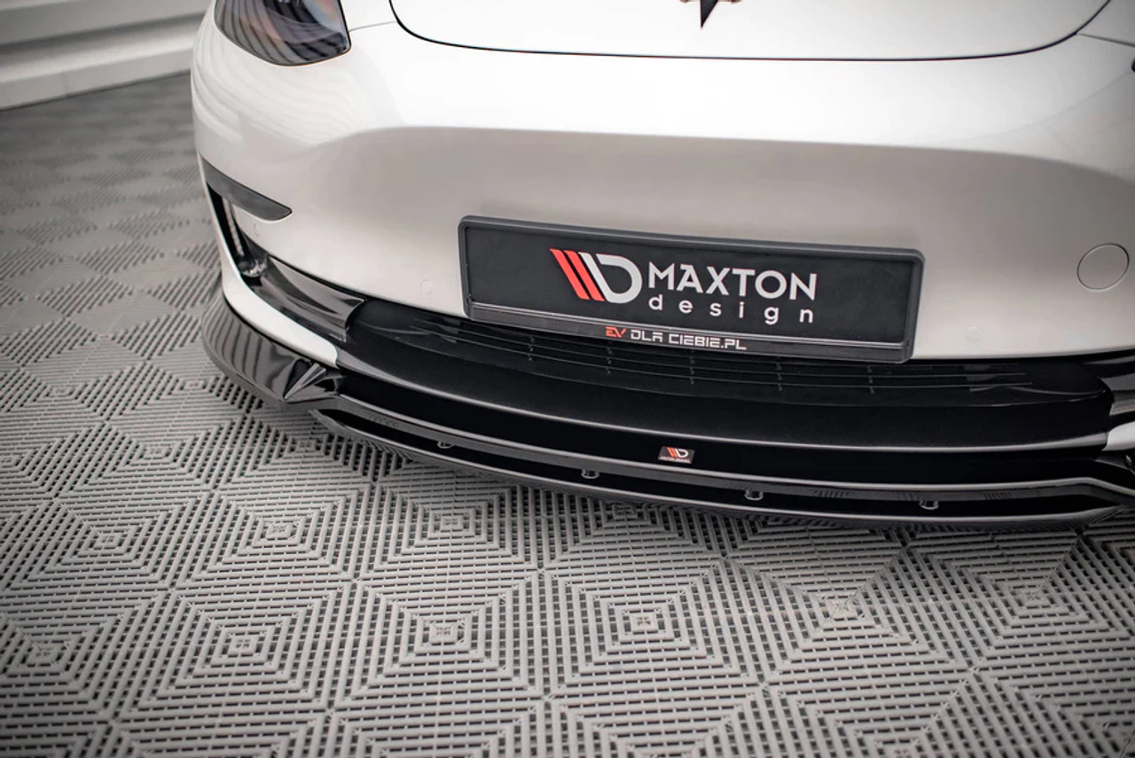 Maxton Design Front Splitter V.3 for Tesla Model 3