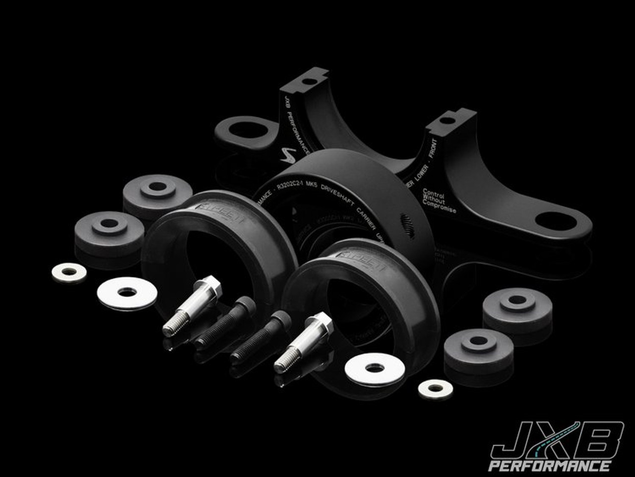 JXB Performance Driveshaft Center Support Bearing Carrier Upgrade for VW Mk5 R32/Mk6 Golf R & Audi 8P A3