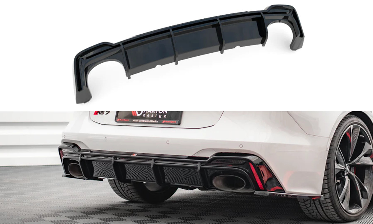 Maxton Design Rear Valance for C8 RS6 & RS7