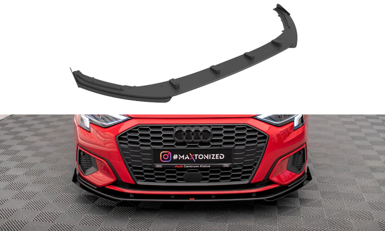 Maxton Design Street Pro Front Splitter V.1 + Flaps for 8Y A3