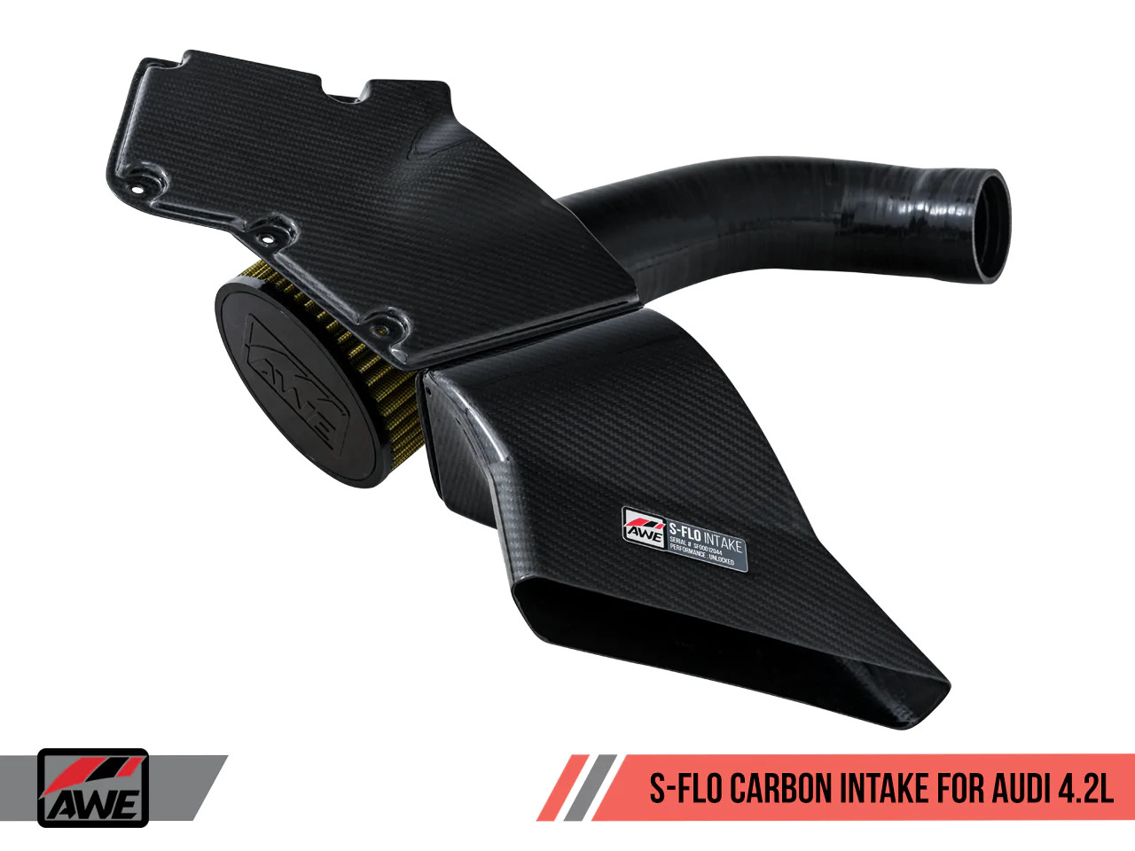 AWE S-Flo Intake Carbon System for B8 S5 4.2L