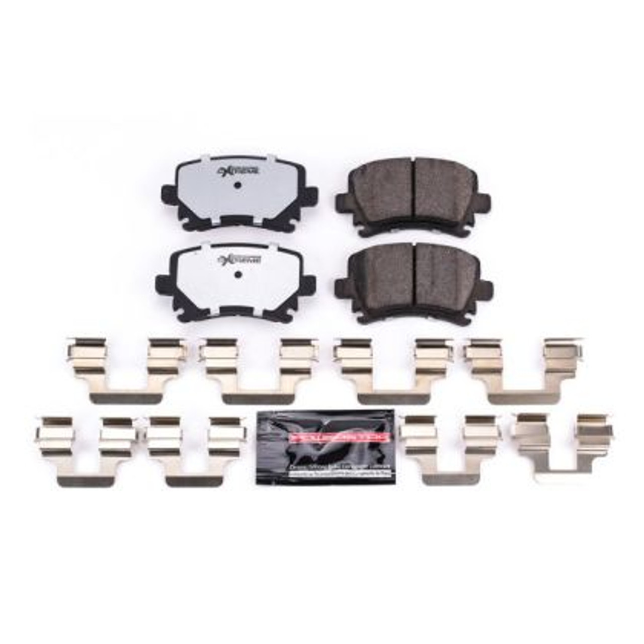 PowerStop Z26 Street Performance Carbon Fiber Ceramic Rear Brake Pads (Performance Package)