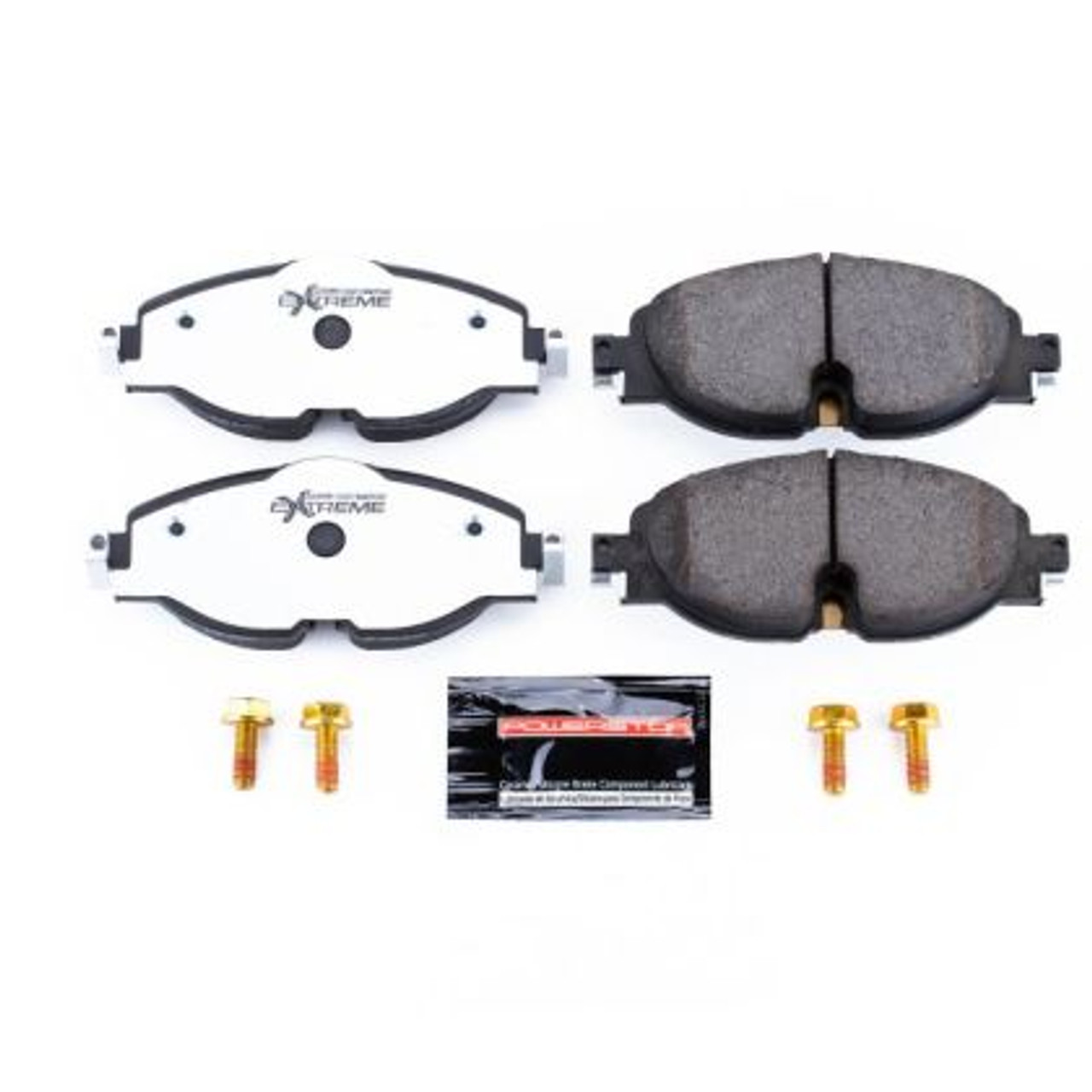 PowerStop Z26 Street Performance Carbon Fiber Ceramic Front Brake Pads (fits 312mm & 288mm rotors)