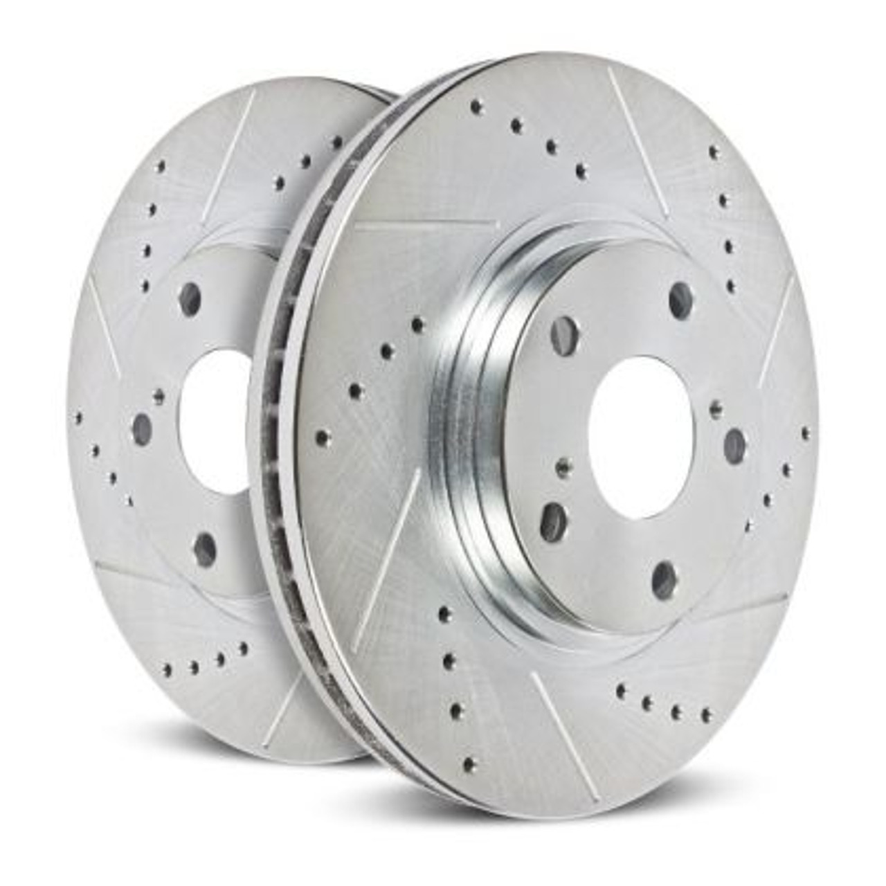 PowerStop Evolution Drilled, Slotted & Zinc Plated Front Brake Rotors for MK4 288x25 (Pair)