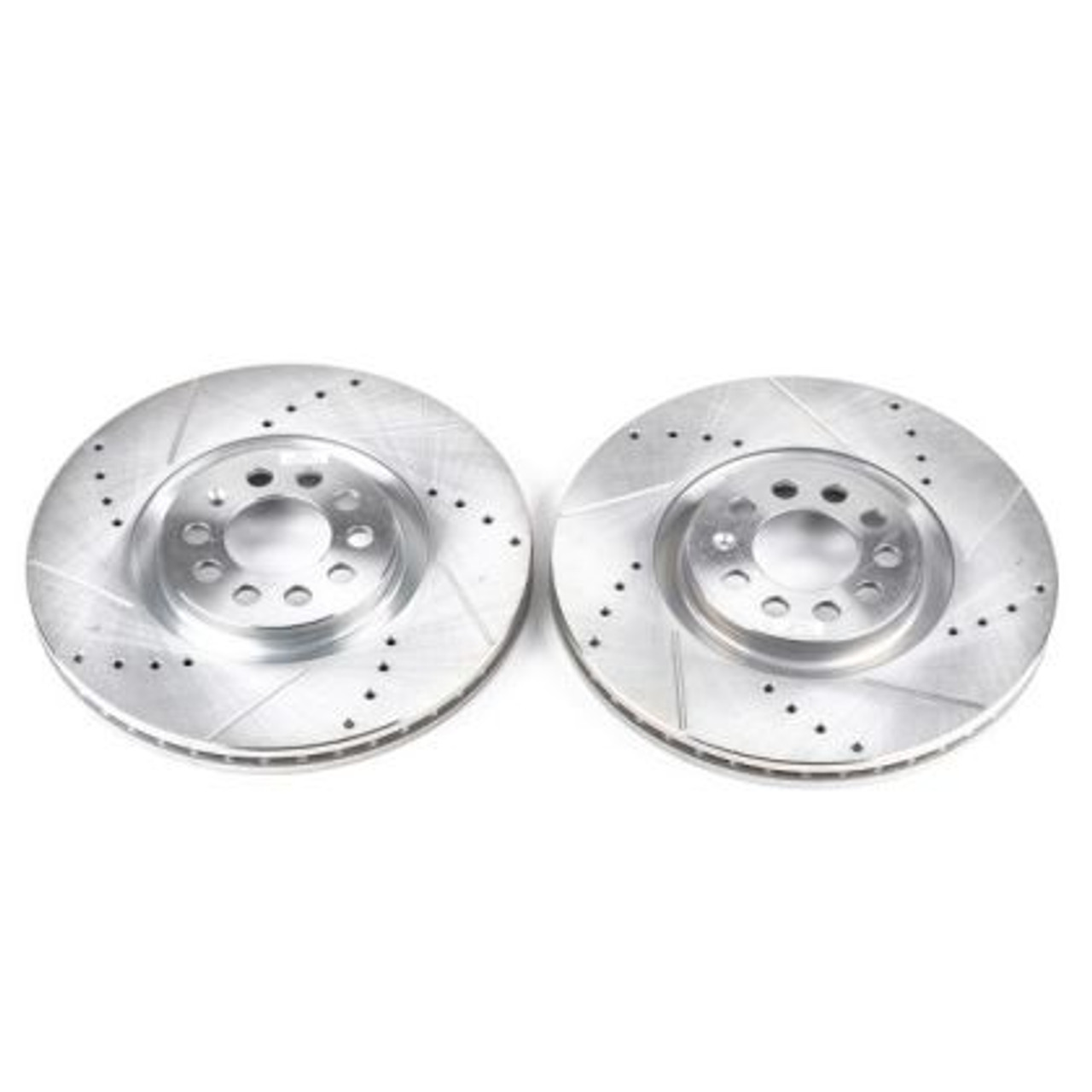 PowerStop Evolution Drilled, Slotted & Zinc Plated Front Brake Rotors for MK4 312x25 (Pair)