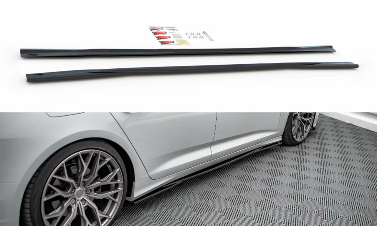 Maxton Design Side Skirt Diffusers for C8 S6 & A6 S-Line