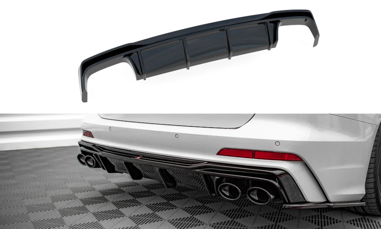 Maxton Design Rear Valance for C8 S6 & A6 S-Line