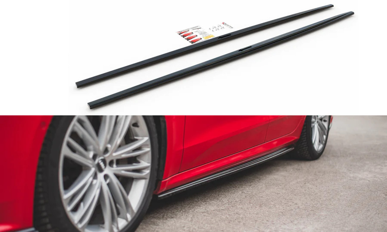 Maxton Design Side Skirt Diffusers for C8 S7 & A7 S-Line