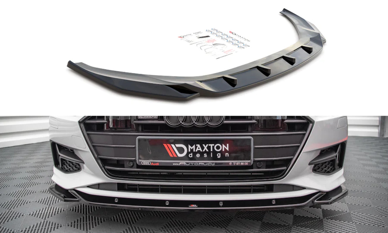 Maxton Design Front Splitter V.1 for C8 A7 (Non S-Line)