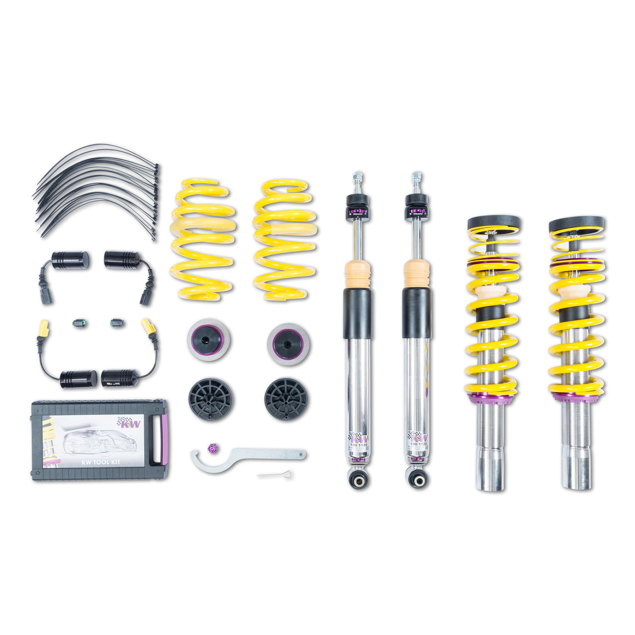 KW V3 Coilovers for B9 A4, A5 & S4 w/ EDC Delete Kit