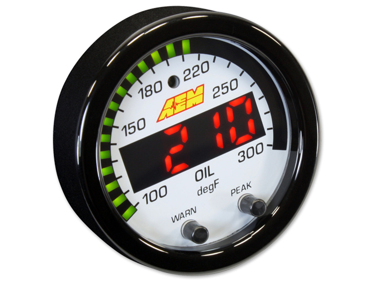 AEM X-Series Water/Trans/Oil Temp Gauge 100-300F