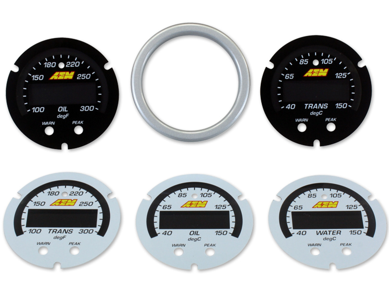 AEM X-Series Water/Trans/Oil Temp Gauge 100-300F