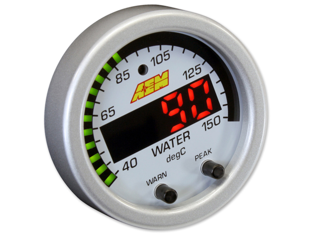 AEM X-Series Water/Trans/Oil Temp Gauge 100-300F