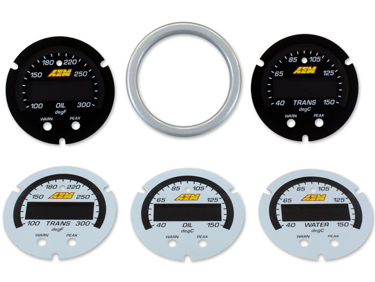 AEM X-Series Water/Trans/Oil Temp Gauge 100-300F Accessory Kit