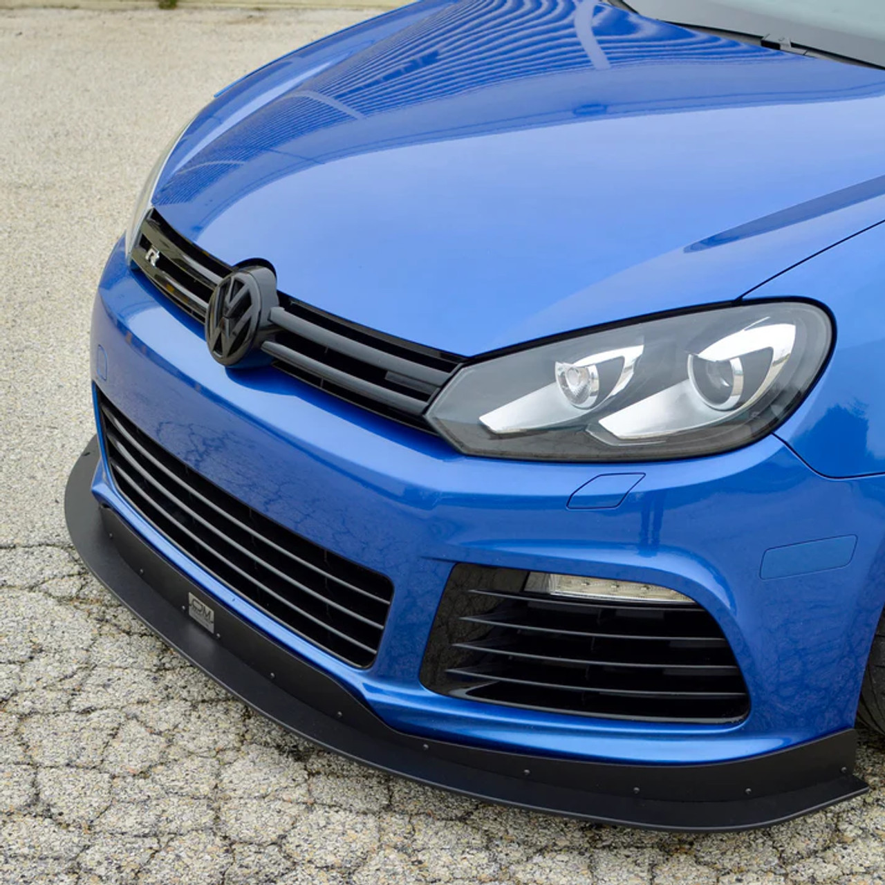 CJM Industries V2 Chassis Mounted Front Splitter w/ Air Dam for MK6 Golf R