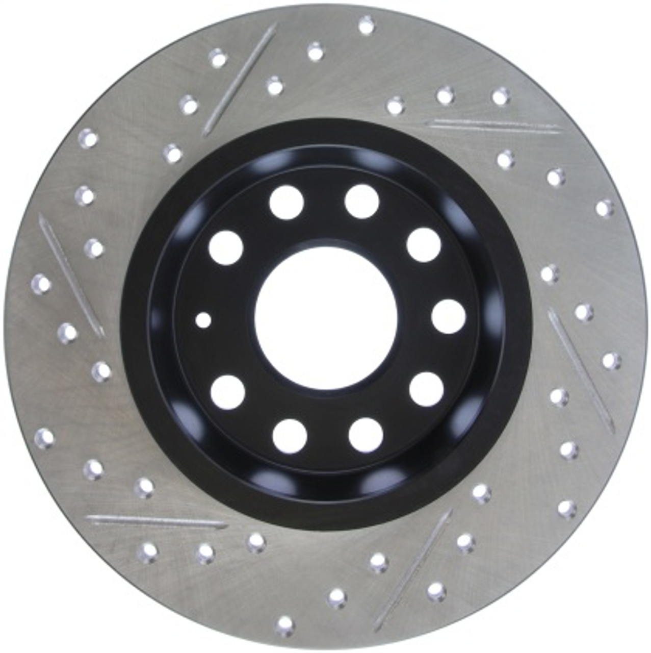 StopTech Drilled & Slotted Sport Rear Brake Rotors 272x10 (Pair)