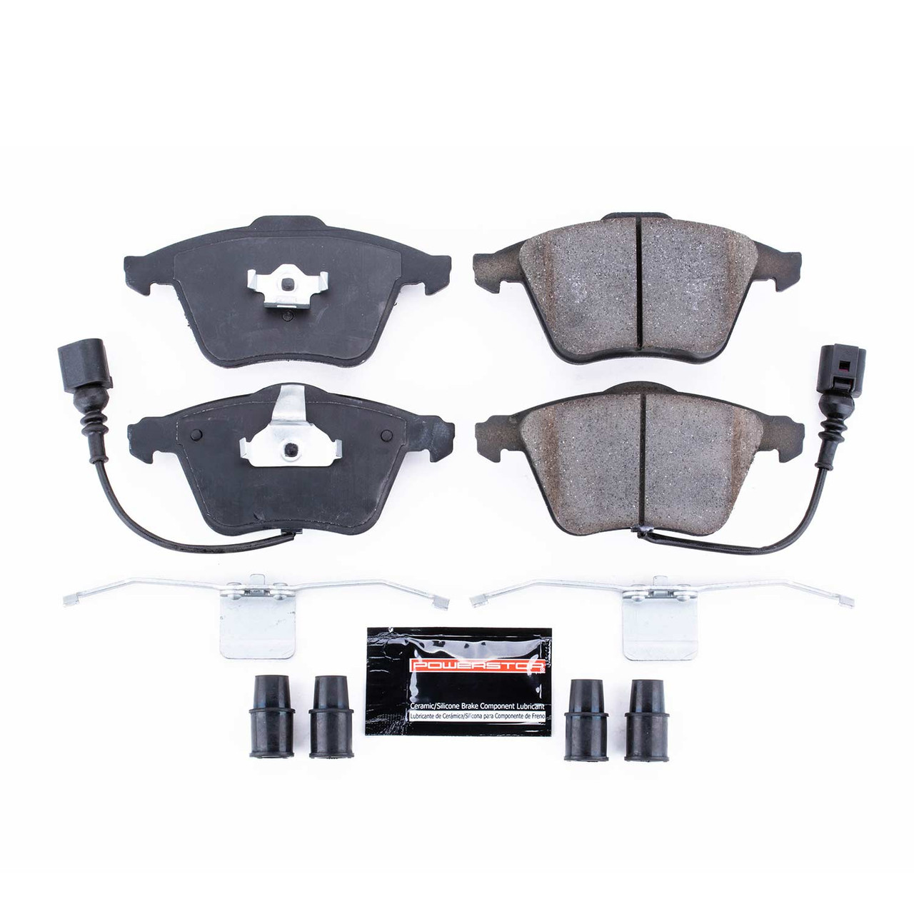 PowerStop Z23 Evolution Sport Carbon Fiber Front Brake Pads for MK5 R32 & 09-11 CC VR6 4Motion