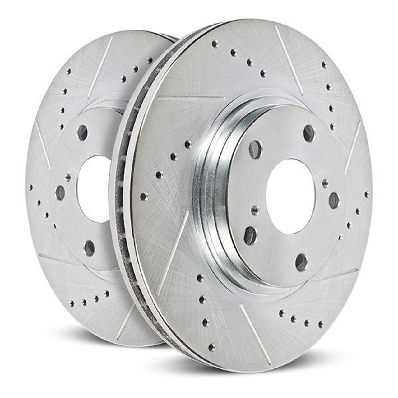 PowerStop Evolution Drilled, Slotted & Zinc Plated Front Brake Rotors for VW Atlas 335x30 (Pair)