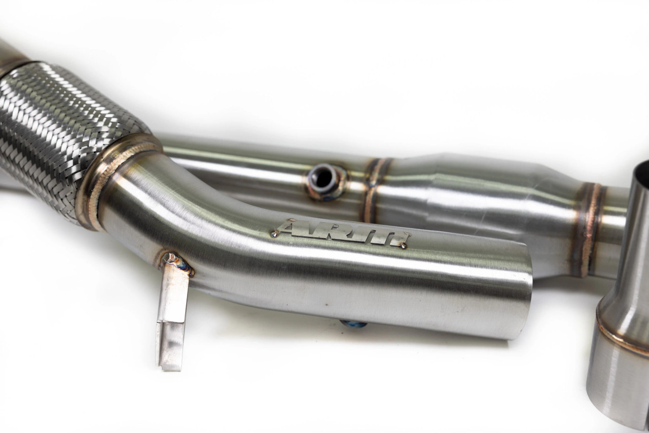 ARM Motorsports Catted Downpipe for MK6.5 GLI w/ V-Band