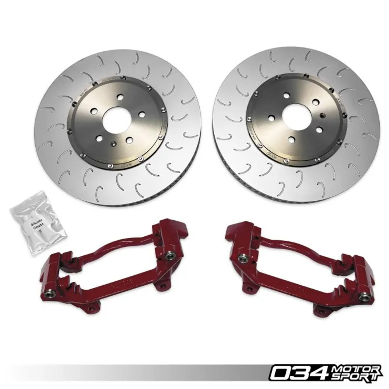 034Motorsport 2-Piece 375mm Floating Front Brake Rotor Upgrade for MK8 Golf R & 8Y S3