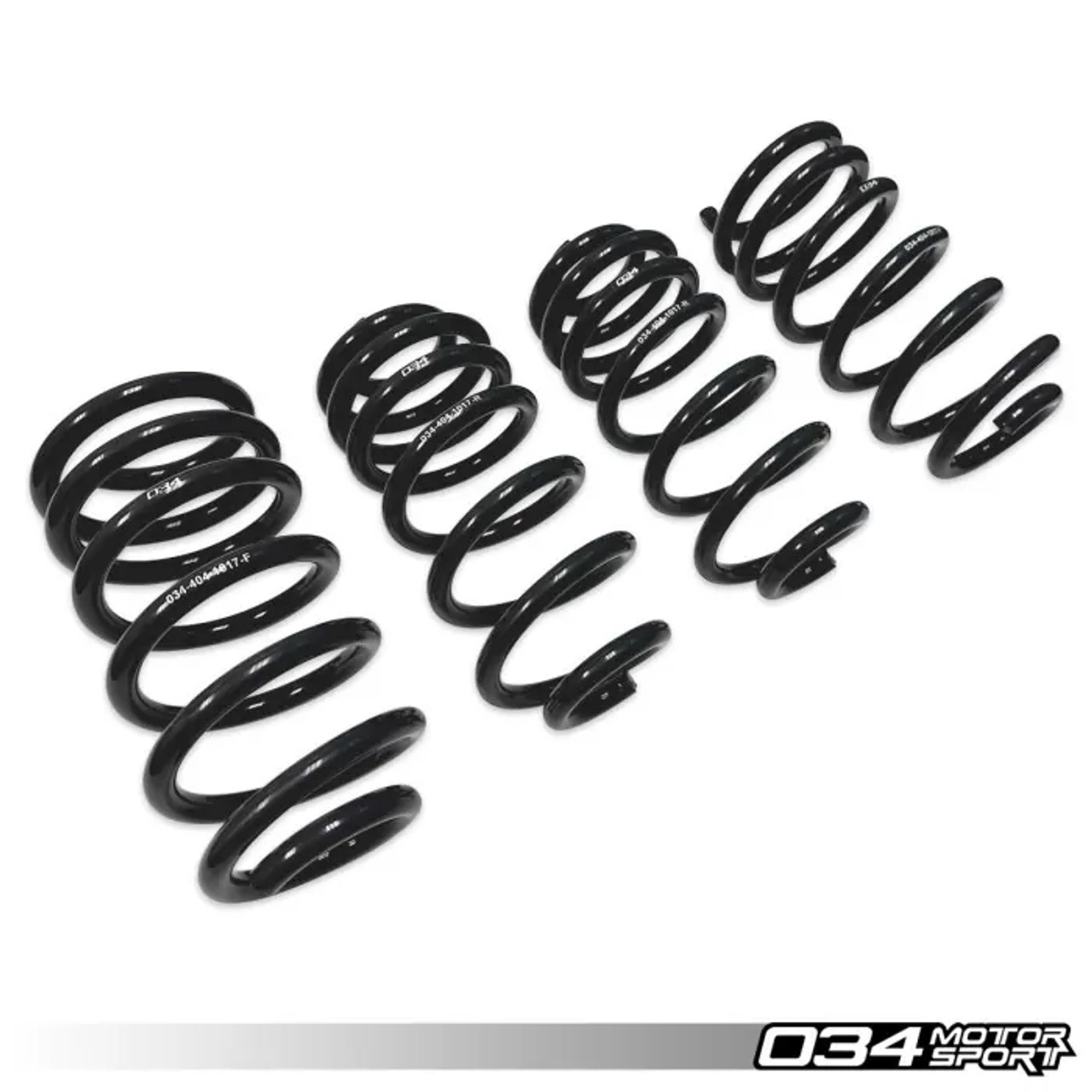 034Motorsport Dynamic+ Lowering Springs for B9 & B9.5 RS5