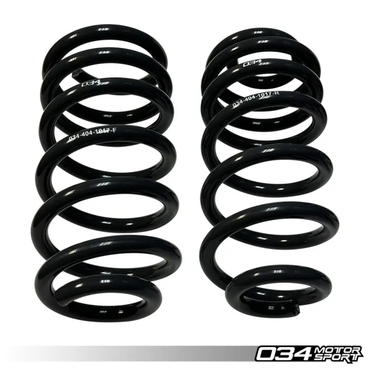 034Motorsport Dynamic+ Lowering Springs for B9 & B9.5 RS5