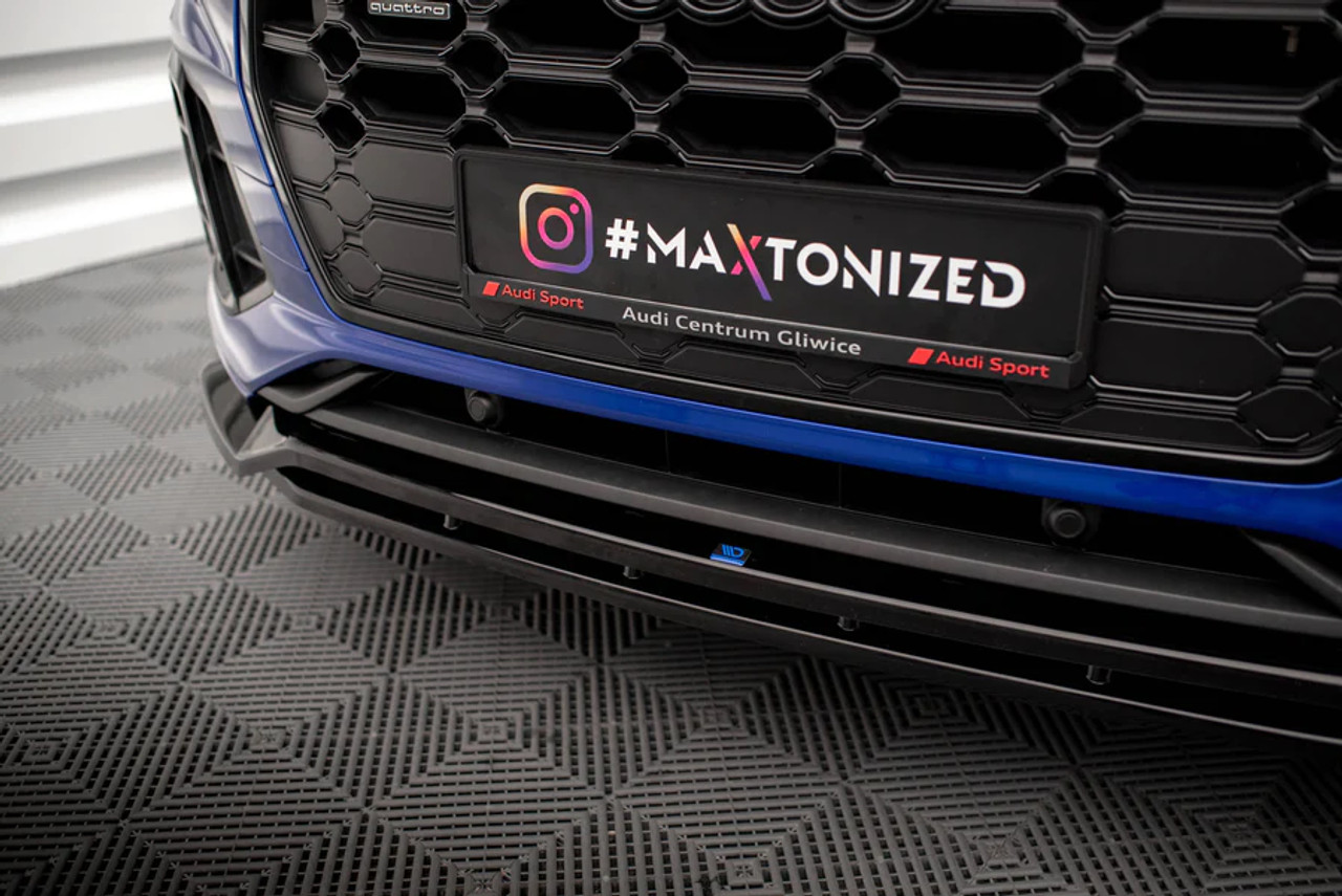 Maxton Design Front Splitter V.1 for B9.5 SQ5 & Q5 S-Line Facelift (SUV & Sportback)