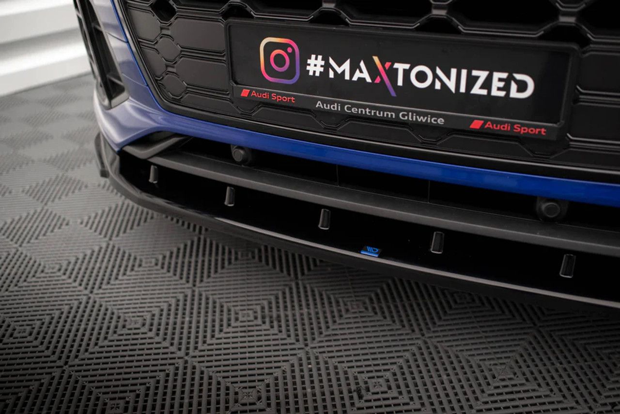 Maxton Design Front Splitter V.2 for B9.5 SQ5 & Q5 S-Line Facelift (SUV & Sportback)