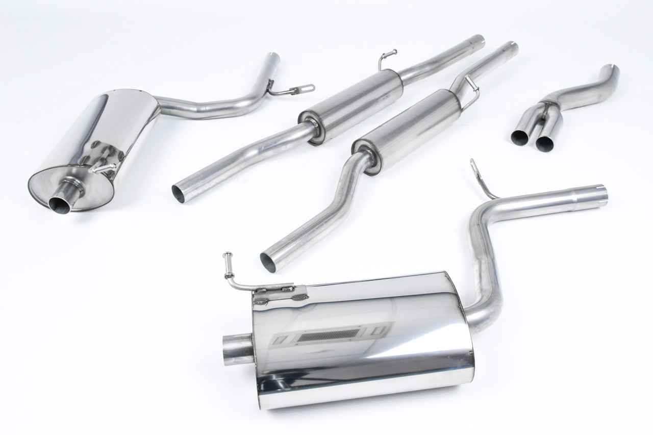 Milltek Resonated Catback Exhaust for B7 A4 2.0T Quattro w/ Tiptronic Transmission