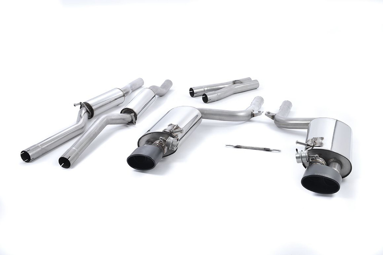 Milltek Resonated Catback Exhaust w/ Valves for B7 RS4 (Quieter)