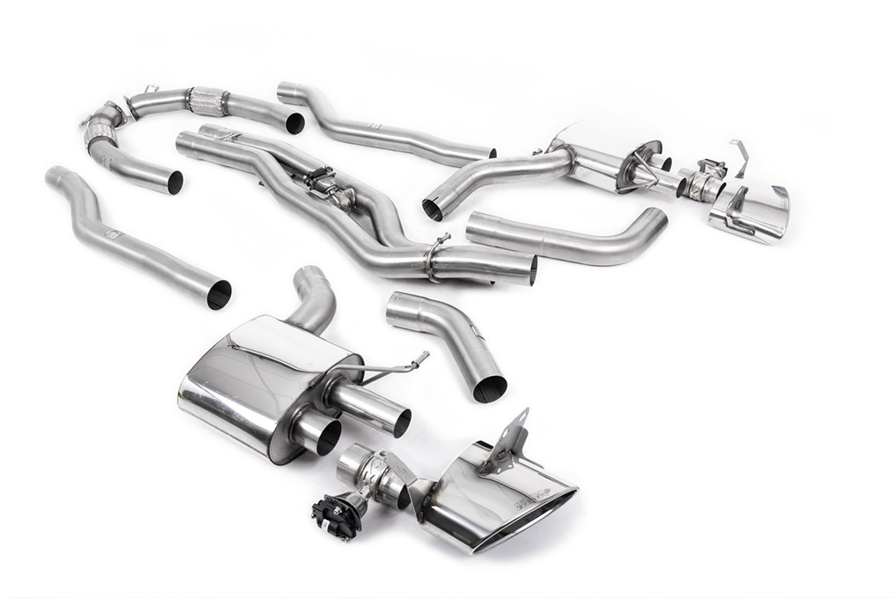 Milltek Non-Resonated Catback Exhaust for C8 RS6 & RS7 (Louder) - No Cutting Required