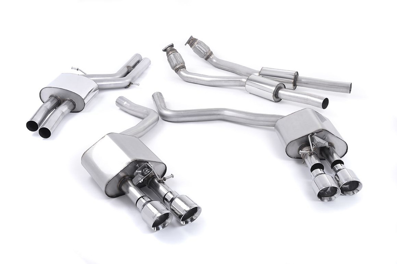 Milltek Resonated & Valved Catback Exhaust for C7 S6 & S7 (Quieter)