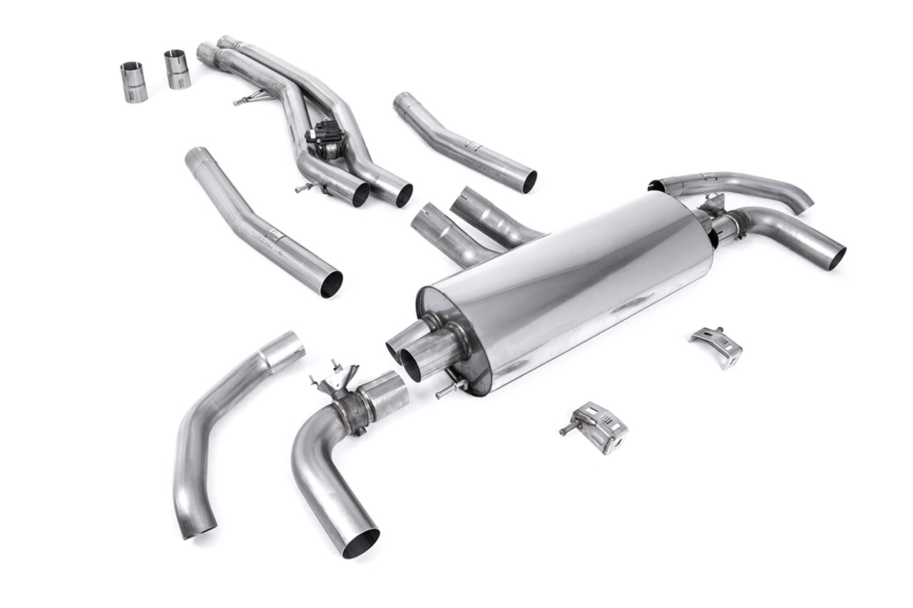 Milltek Front-Pipe Back Exhaust for 4M SQ7 & SQ8 - Uses OE Tips