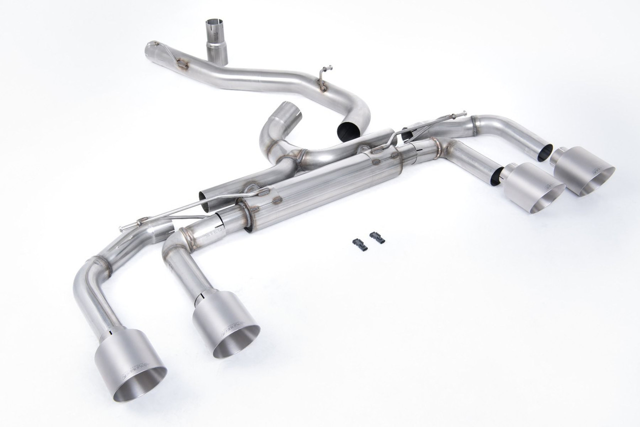 Milltek 80mm Race Non-Valved Catback Exhaust for MK8 Golf R (Louder)