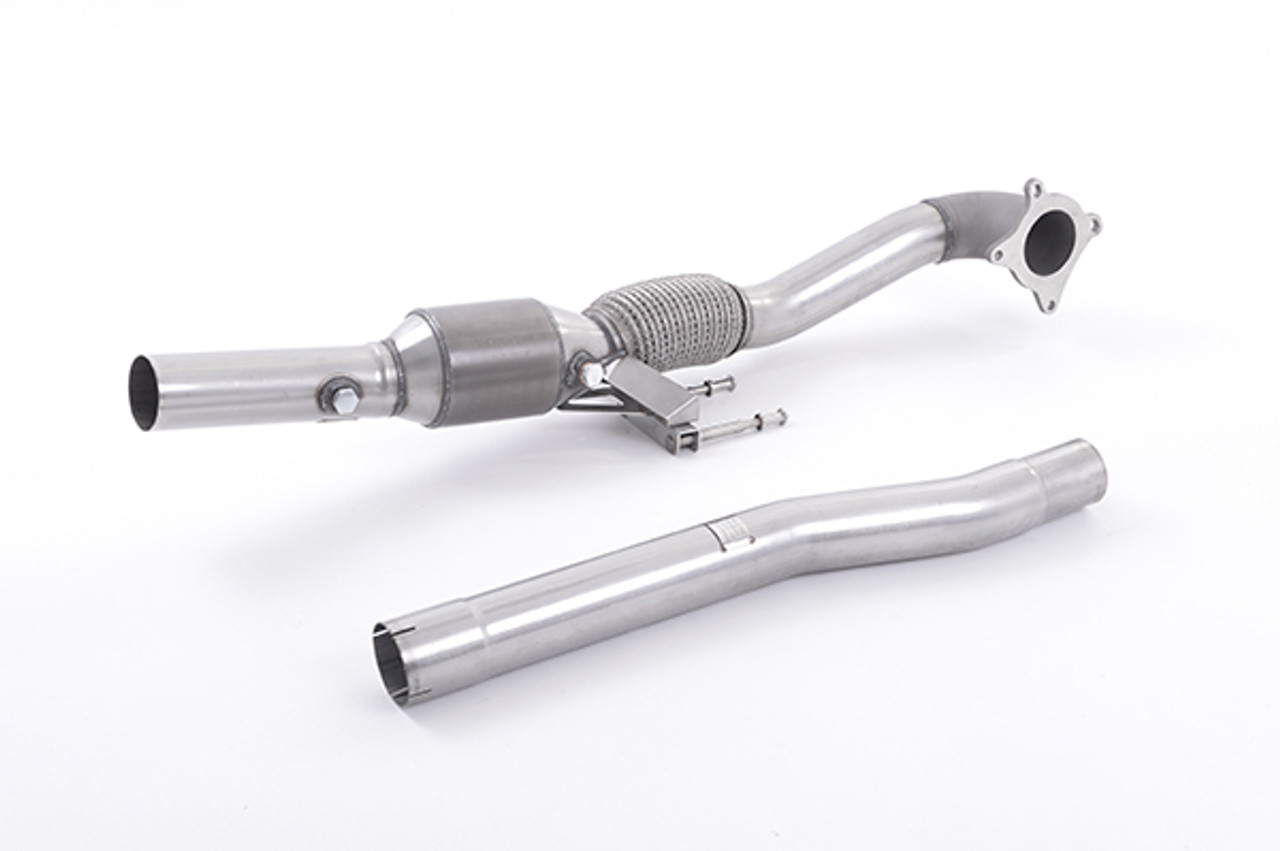 Milltek Cast Downpipe with High Flow Race Cat for MK5, MK6 & 8P 2.0T