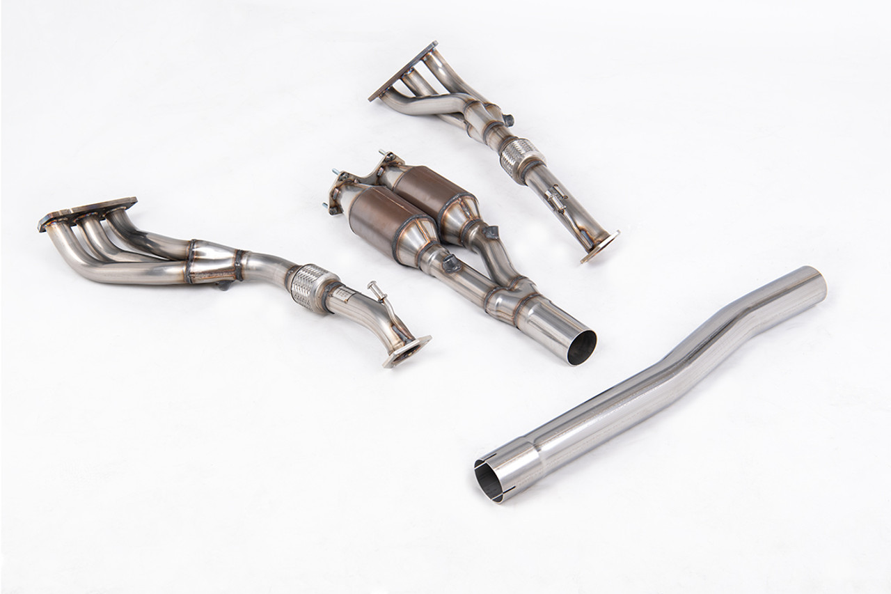 Milltek Stainless Steel Exhaust Manifolds & Hi-Flow Sports Cats for MK5 R32